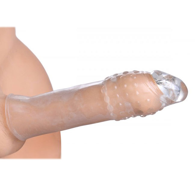Size Matters Clear Penis Sleeve - For The Closet