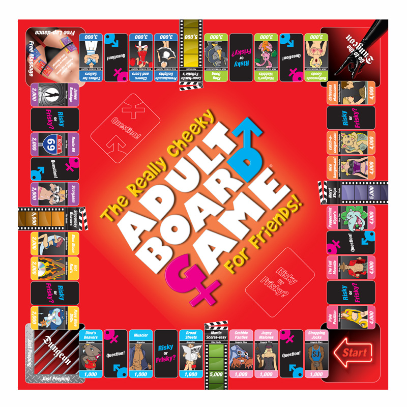 The Really Cheeky Adult Board Game For Friends - For The Closet