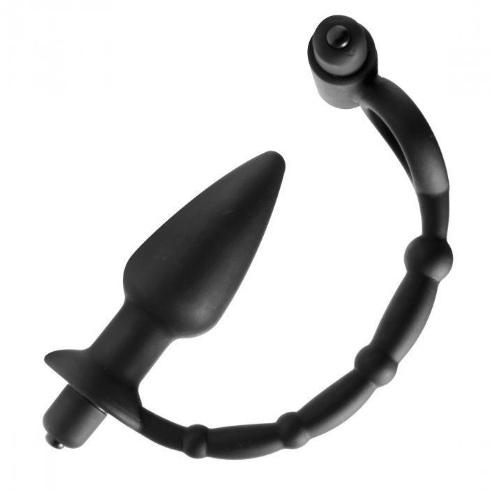 Viaticus Dual Cock Ring and Anal Plug Vibe - For The Closet