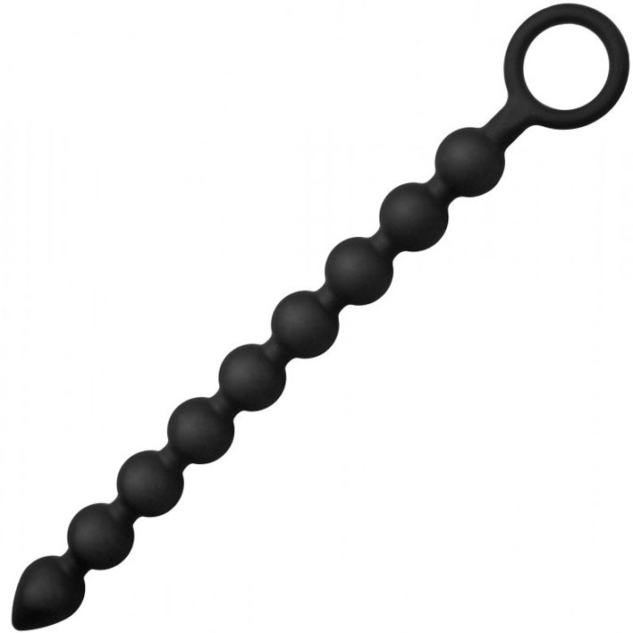 Pathicus Nine Bulb Silicone Anal Beads - For The Closet