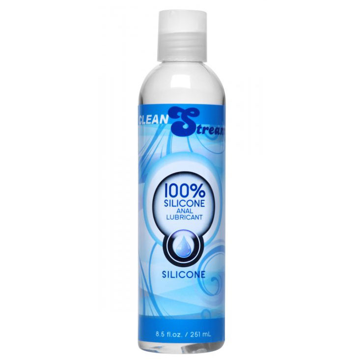 Clean Stream 100 Percent Silicone Anal Lubricant  8.5 oz - For The Closet