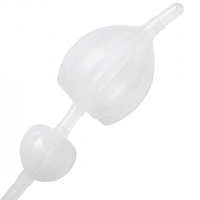 Clean Stream Silicone Inflatable Double Bulb Enema System - For The Closet