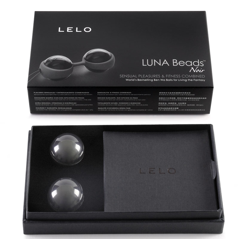 Lelo Luna Beads Noir - For The Closet