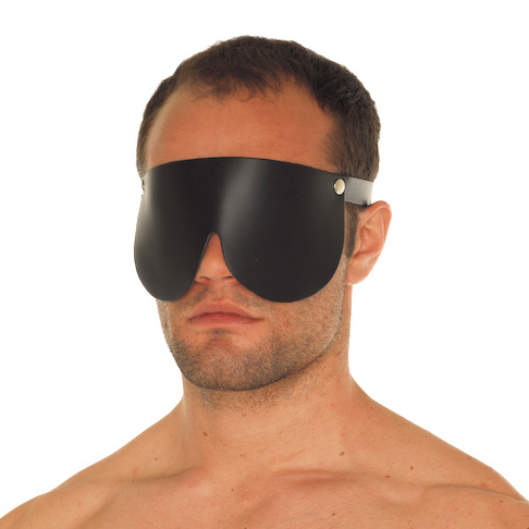 Leather Blindfold - For The Closet